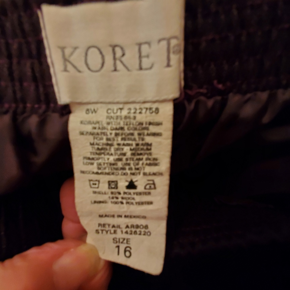 Koret, Pull-On Front Pocket Lined Slacks - image 4